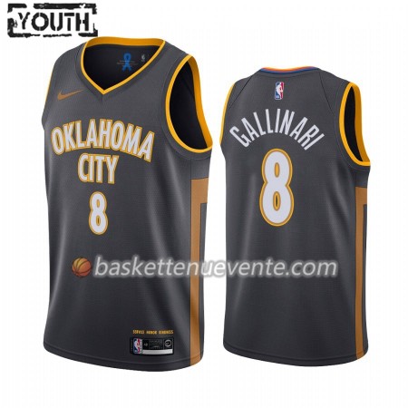 Maillot Basket Oklahoma City Thunder Danilo Gallinari 8 2019-20 Nike City Edition Swingman - Enfant